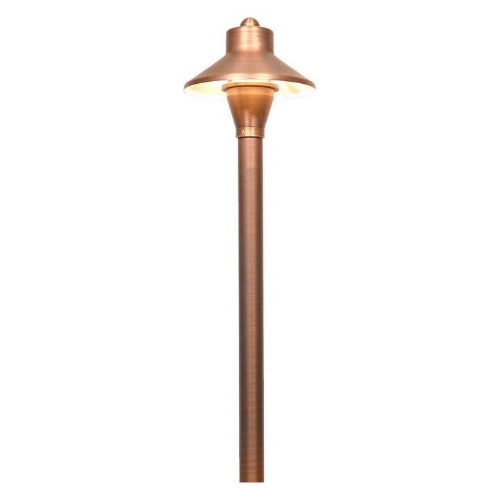 Outdoor Landscape Lighting LED 12V Low Voltage PLB06 Cast Brass Path Light | 12V Low Voltage Landscape Light Lamp Ready G4 Socket