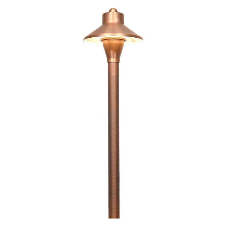 Outdoor Landscape Lighting LED 12V Low Voltage PLB06 4x/8x/12x Package 12V G4 Snub Low Voltage Heavy Duty Cast Brass Outdoor LED Pathway Light with G4 3W 3000K Bulb