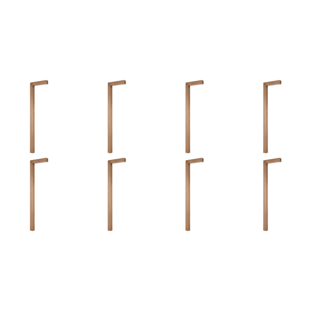 Outdoor Landscape Lighting LED 12V Low Voltage PLB07 4x/8x/12x Package 3W 3000K Warm White Integrated LED Brass L-Shaped 12V Low Voltage Landscape Lighting Pathway Light 8 Pack