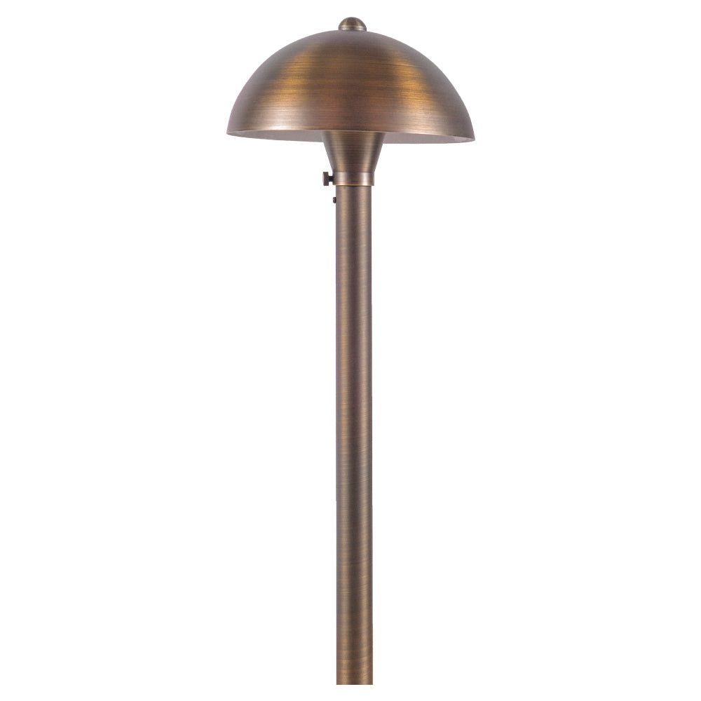 Outdoor Landscape Lighting LED 12V Low Voltage PLB08 Cast Brass Path Light | 12V Low Voltage Landscape Light Lamp Ready G4 Socket