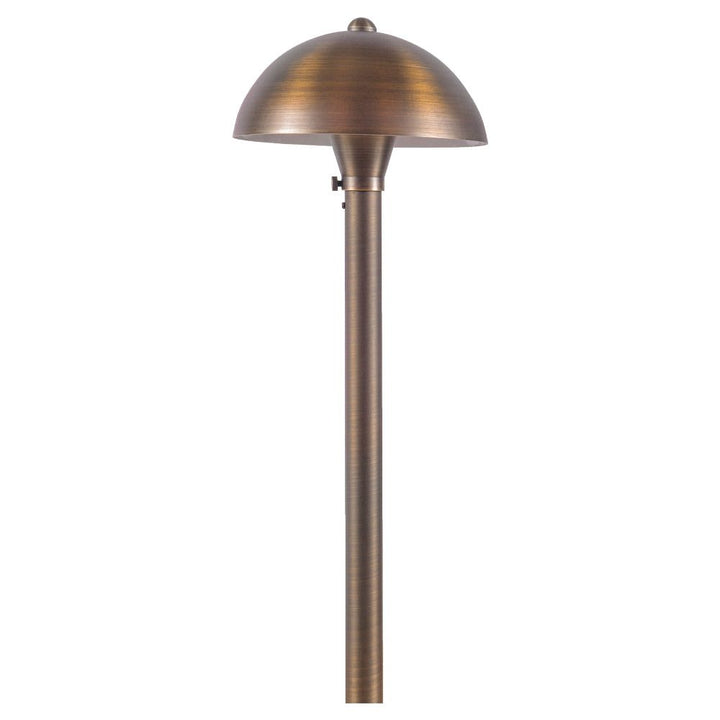 Outdoor Landscape Lighting LED 12V Low Voltage PLB08 Cast Brass Path Light | 12V Low Voltage Landscape Light Lamp Ready G4 Socket