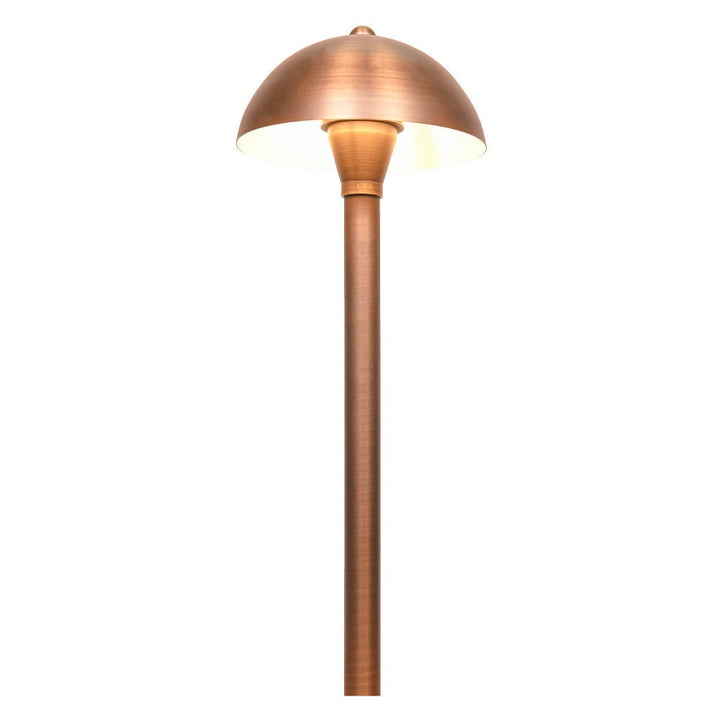Outdoor Landscape Lighting LED 12V Low Voltage PLB08 Cast Brass Path Light | 12V Low Voltage Landscape Light Lamp Ready G4 Socket