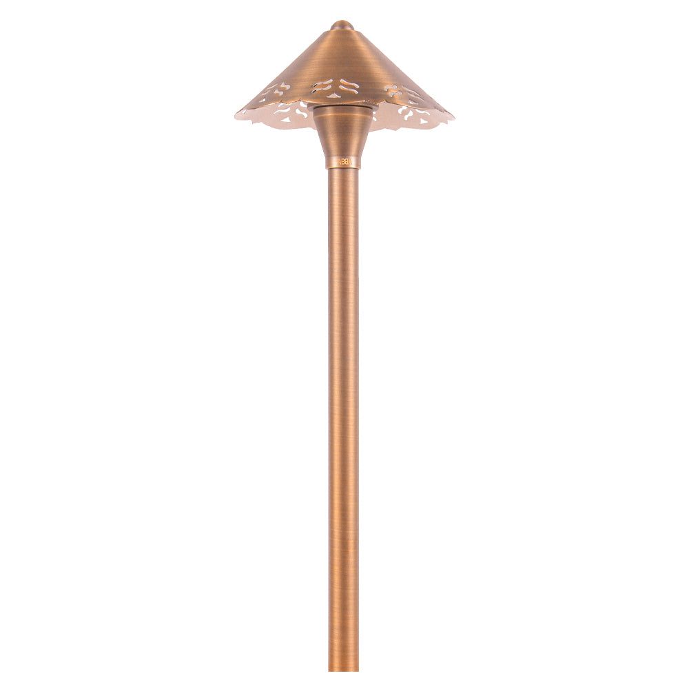 Outdoor Landscape Lighting LED 12V Low Voltage PLB12 Cast Brass Path Light | 12V Low Voltage Landscape Light Lamp Ready G4 Socket