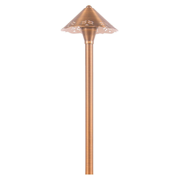 Outdoor Landscape Lighting LED 12V Low Voltage PLB12 Cast Brass Path Light | 12V Low Voltage Landscape Light Lamp Ready G4 Socket