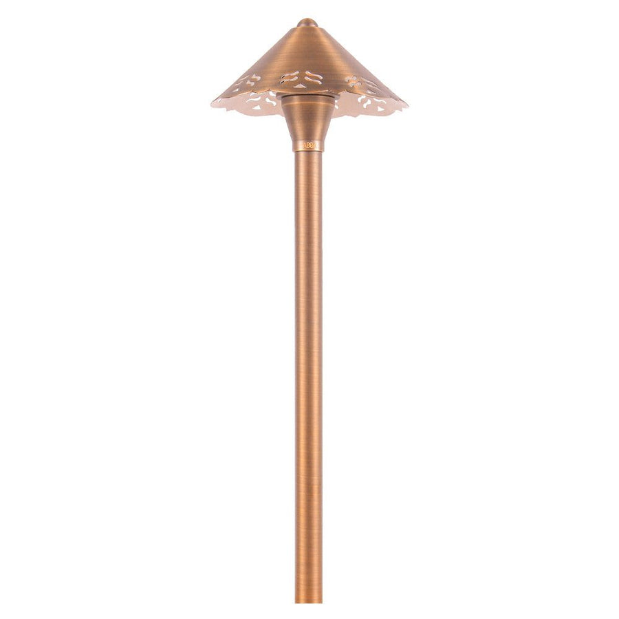 Outdoor Landscape Lighting LED 12V Low Voltage PLB12 Cast Brass Path Light | 12V Low Voltage Landscape Light Lamp Ready G4 Socket
