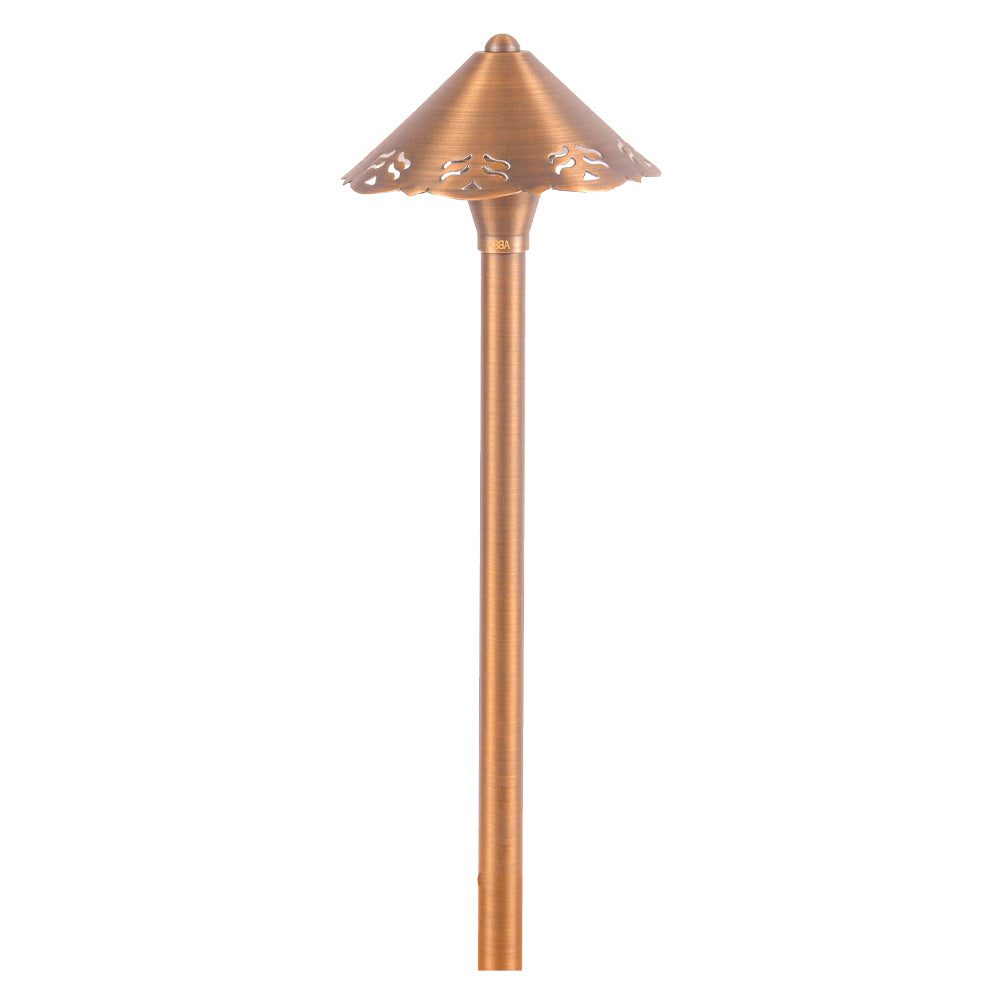 Outdoor Landscape Lighting LED 12V Low Voltage PLB12 Cast Brass Path Light | 12V Low Voltage Landscape Light Lamp Ready G4 Socket