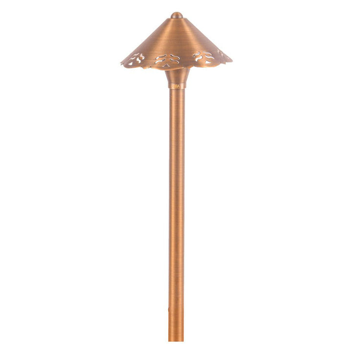 Outdoor Landscape Lighting LED 12V Low Voltage PLB12 Cast Brass Path Light | 12V Low Voltage Landscape Light Lamp Ready G4 Socket