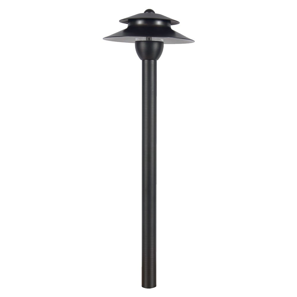 Outdoor Landscape Lighting LED 12V Low Voltage PLB13 Cast Brass Path Light | 12V Low Voltage Landscape Light Lamp Ready G4 Socket