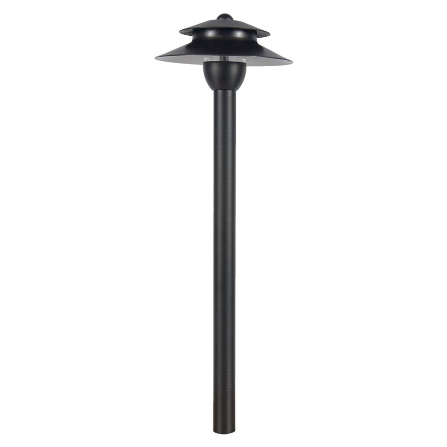 Outdoor Landscape Lighting LED 12V Low Voltage PLB13 Cast Brass Path Light | 12V Low Voltage Landscape Light Lamp Ready G4 Socket