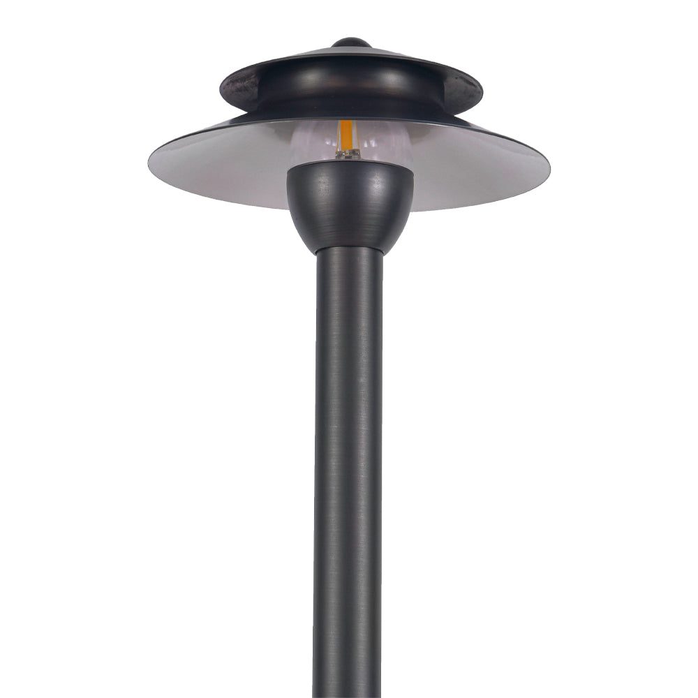 Outdoor Landscape Lighting LED 12V Low Voltage PLB13 Cast Brass Path Light | 12V Low Voltage Landscape Light Lamp Ready G4 Socket