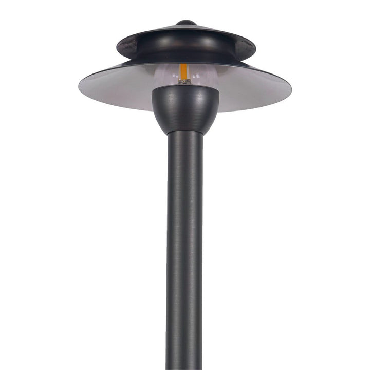 Outdoor Landscape Lighting LED 12V Low Voltage PLB13 Cast Brass Path Light | 12V Low Voltage Landscape Light Lamp Ready G4 Socket