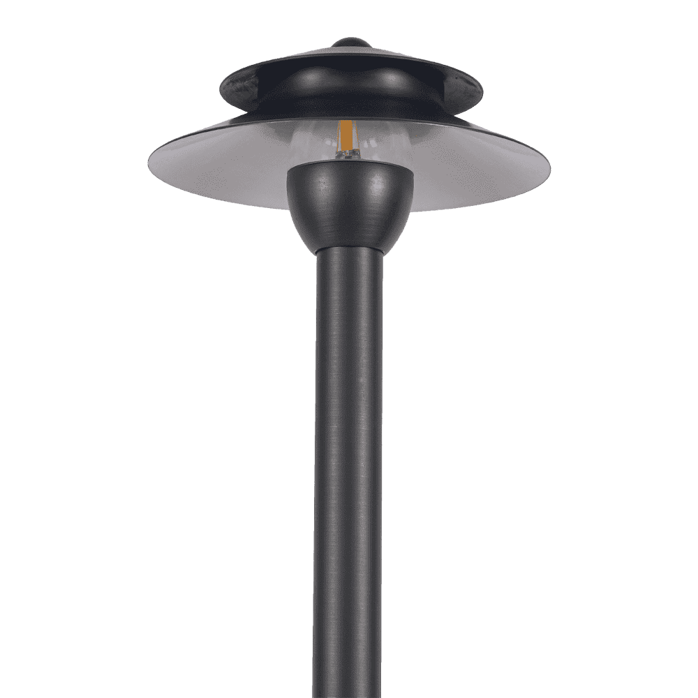 Outdoor Landscape Lighting LED 12V Low Voltage PLB13 4x/8x/12x Package Two Tier Brass Pathway 12V Low Voltage Pagoda Light Led Landscape Lighting Fixture with G4 2W 3000K