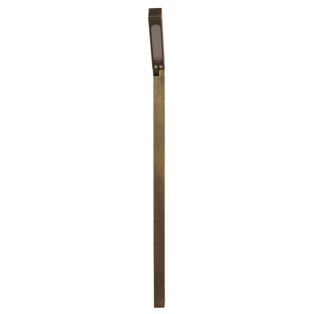 Outdoor Landscape Lighting LED 12V Low Voltage PLB14 Cast Brass Path Light | 3W 3000K Warm White Integrated LED 12V Low Voltage Landscape Light
