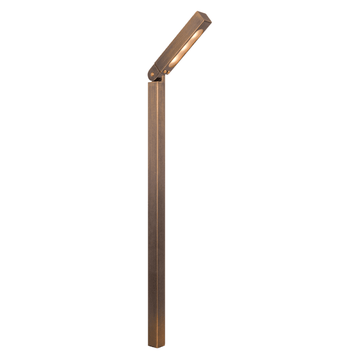 Outdoor Landscape Lighting LED 12V Low Voltage PLB14 4x/8x/12x Package Adjustable 3W 3000K Warm White Integrated Brass L-Shaped 12V Low Voltage Pathway Light