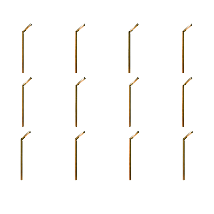 Outdoor Landscape Lighting LED 12V Low Voltage PLB16 4x/8x/12x Package Adjustable Lamp Ready Brass Round L-Shaped 12V Low Voltage Pathway Light with G4 3W 3000K Natural Brass 12 Pack
