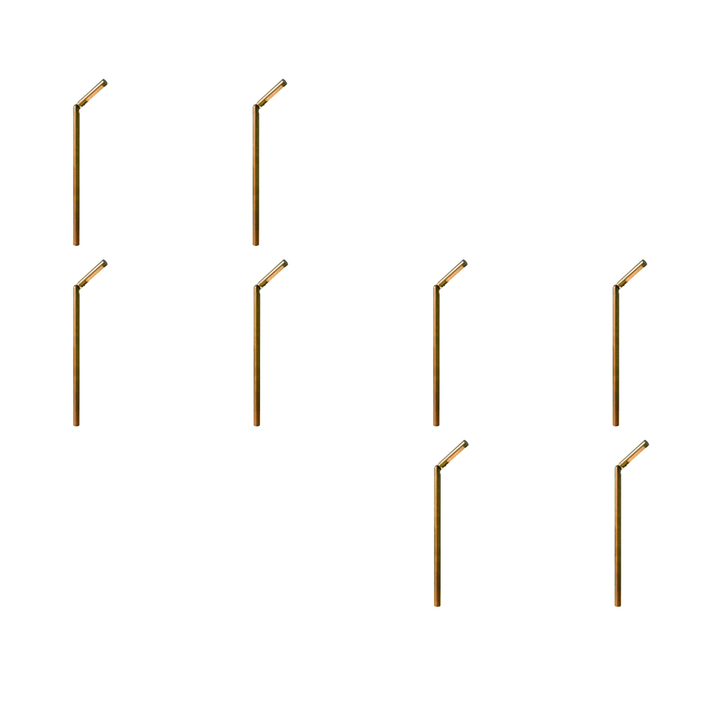 Outdoor Landscape Lighting LED 12V Low Voltage PLB16 4x/8x/12x Package Adjustable Lamp Ready Brass Round L-Shaped 12V Low Voltage Pathway Light with G4 3W 3000K Natural Brass 8 Pack