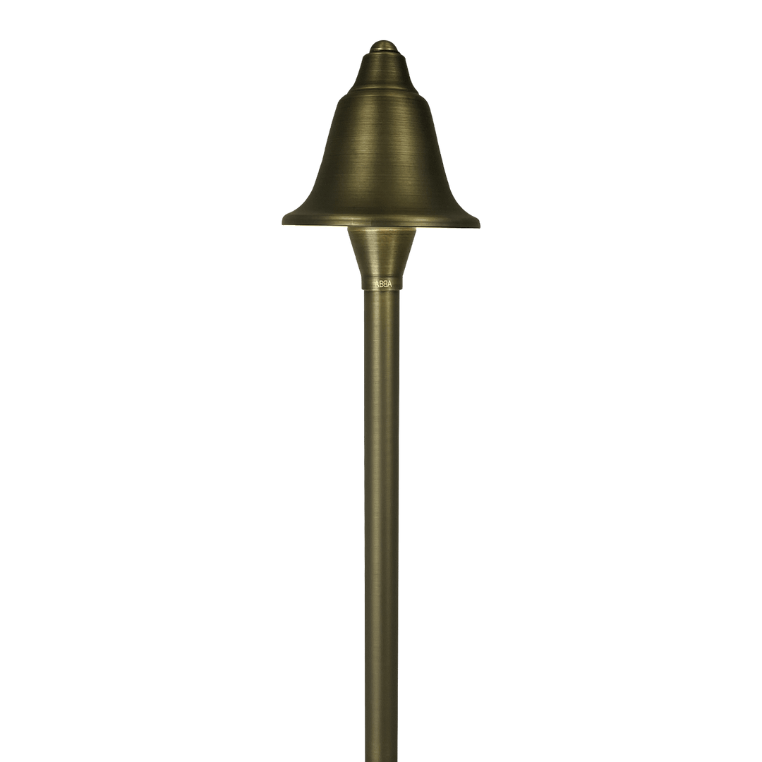 Outdoor Landscape Lighting LED 12V Low Voltage PLB17 Cast Brass LED Bell Shaped Lamp Ready 12V Low Voltage Pathway Outdoor Landscape Lighting Fixture Lamp Ready G4 Socket