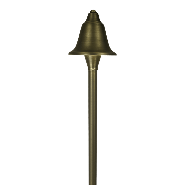 Outdoor Landscape Lighting LED 12V Low Voltage PLB17 Cast Brass LED Bell Shaped Lamp Ready 12V Low Voltage Pathway Outdoor Landscape Lighting Fixture Lamp Ready G4 Socket