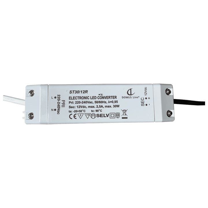 Outdoor Landscape Lighting LED 12V Low Voltage DC Power Supply Transformer Electronic Driver with Adapter 30W