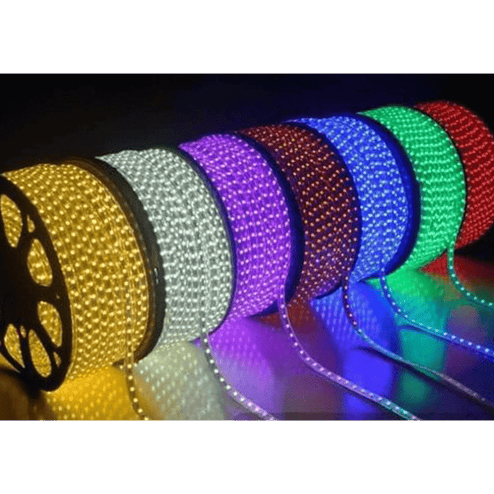 Outdoor Landscape Lighting LED 12V Low Voltage RL100 LED DC12V Low Voltage Rope Lights Outdoor IP65 3000K, 5000K, Multi Color RGB, Pink, Purple, Red, Yellow, Blue, Green (AC Converter Available)