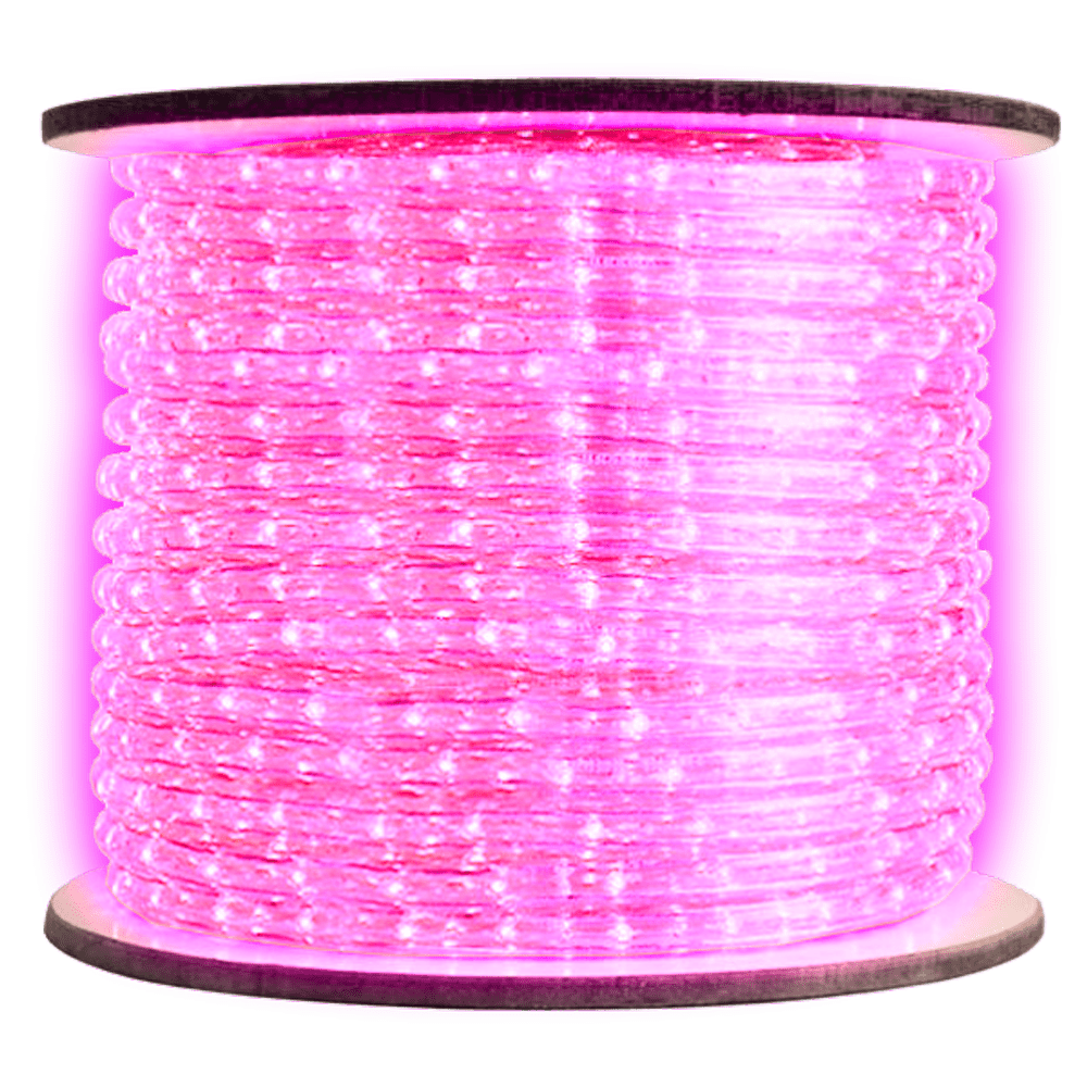 Outdoor Landscape Lighting LED 12V Low Voltage RL100 LED DC12V Low Voltage Rope Lights Outdoor IP65 3000K, 5000K, Multi Color RGB, Pink, Purple, Red, Yellow, Blue, Green (AC Converter Available) Pink 165 Ft