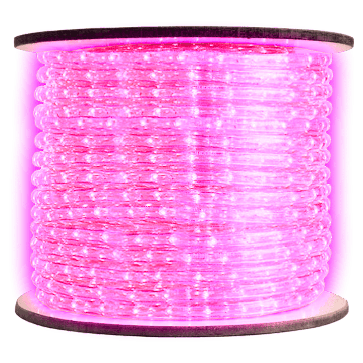 Outdoor Landscape Lighting LED 12V Low Voltage RL100 LED DC12V Low Voltage Rope Lights Outdoor IP65 3000K, 5000K, Multi Color RGB, Pink, Purple, Red, Yellow, Blue, Green (AC Converter Available) Pink 165 Ft