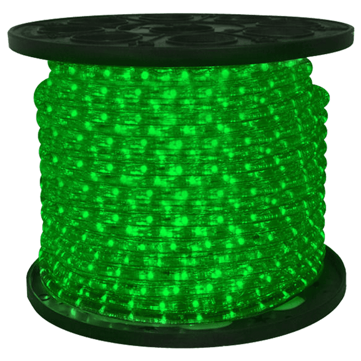 Outdoor Landscape Lighting LED 12V Low Voltage RL100 LED DC12V Low Voltage Rope Lights Outdoor IP65 3000K, 5000K, Multi Color RGB, Pink, Purple, Red, Yellow, Blue, Green (AC Converter Available) Green 165 Ft