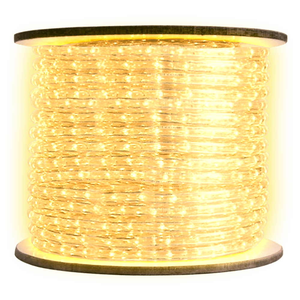 Outdoor Landscape Lighting LED 12V Low Voltage RL100 LED DC12V Low Voltage Rope Lights Outdoor IP65 3000K, 5000K, Multi Color RGB, Pink, Purple, Red, Yellow, Blue, Green (AC Converter Available) Yellow 165 Ft