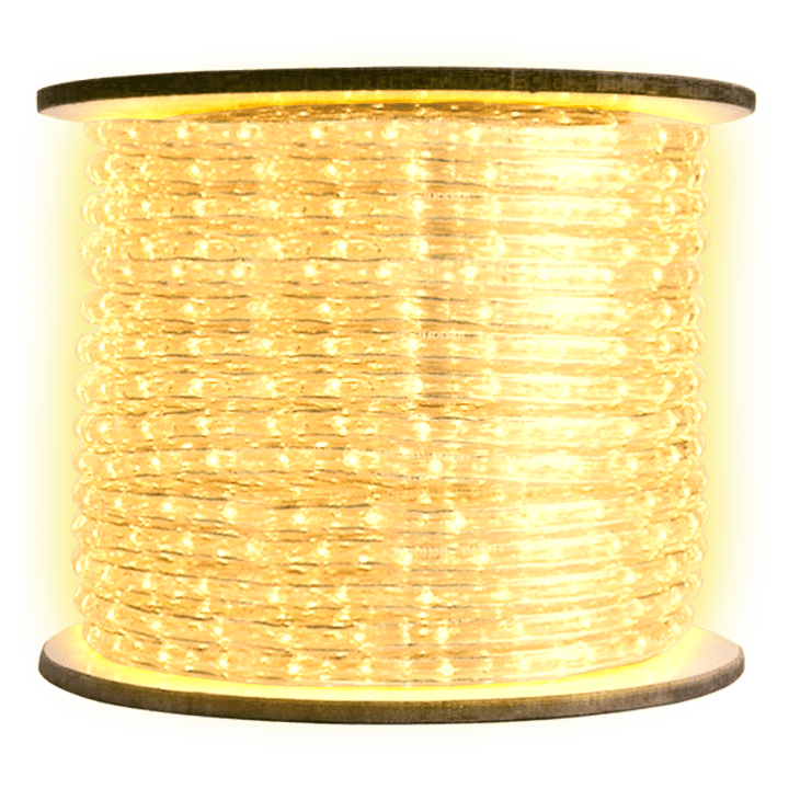 Outdoor Landscape Lighting LED 12V Low Voltage RL100 LED DC12V Low Voltage Rope Lights Outdoor IP65 3000K, 5000K, Multi Color RGB, Pink, Purple, Red, Yellow, Blue, Green (AC Converter Available) Yellow 165 Ft