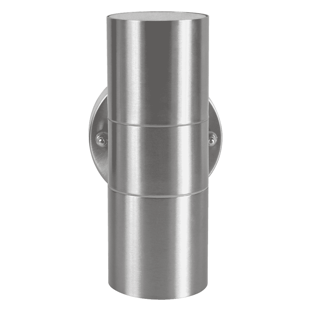 Outdoor Landscape Lighting LED 12V Low Voltage SCS06 4x/8x/12x Package LED Stainless Steel Cylinder Up Down Light 2 Directional Sconce Lighting with 12V Low Voltage 5W 3000K Bulb