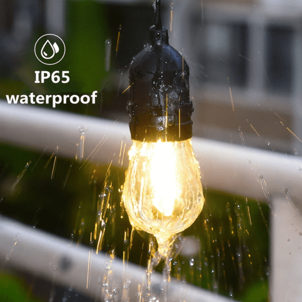 Outdoor Landscape Lighting LED 12V Low Voltage SL101 Replacement Light Bulbs 2W LED S14 E26 12V Low Voltage Edison Style for Bistro String Lights