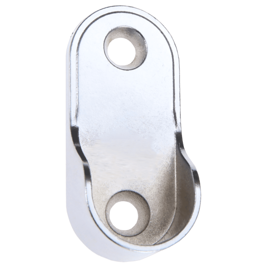 Outdoor Landscape Lighting LED 12V Low Voltage SM08 Oval Wardrobe Rail End Brackets Steel Closet Rod Socket Holder