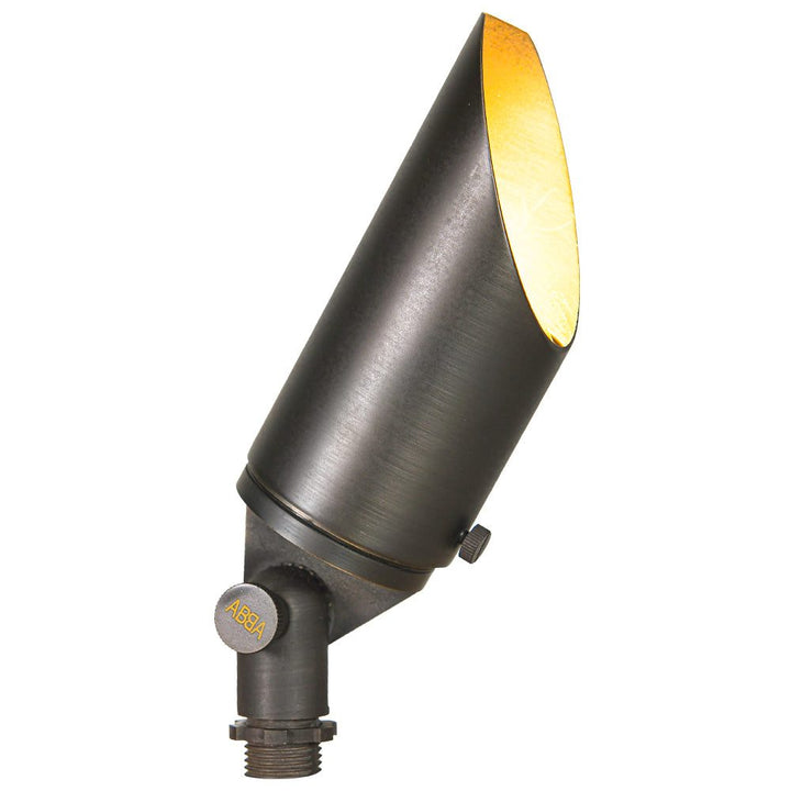 Outdoor Landscape Lighting LED 12V Low Voltage SPB04 Cast Brass Spotlight | Lamp Ready 12V Low Voltage Landscape Light MR16 Socket