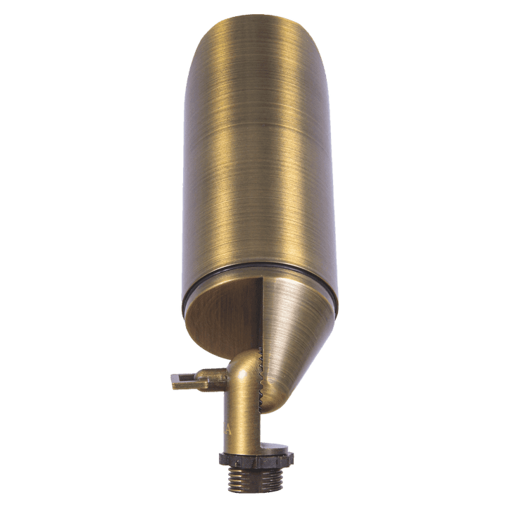 Outdoor Landscape Lighting LED 12V Low Voltage SPB04 4x/8x/12x Package Adjustable 12V Low Voltage LED Bullet Landscape Brass Spotlight Outdoor Lighting with MR16 5W 3000K Bulb