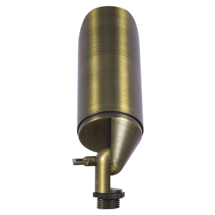 Outdoor Landscape Lighting LED 12V Low Voltage SPB12 Cast Brass Spotlight | 3W-12W 3000K Warm White Integrated LED 12V Low Voltage Landscape Light