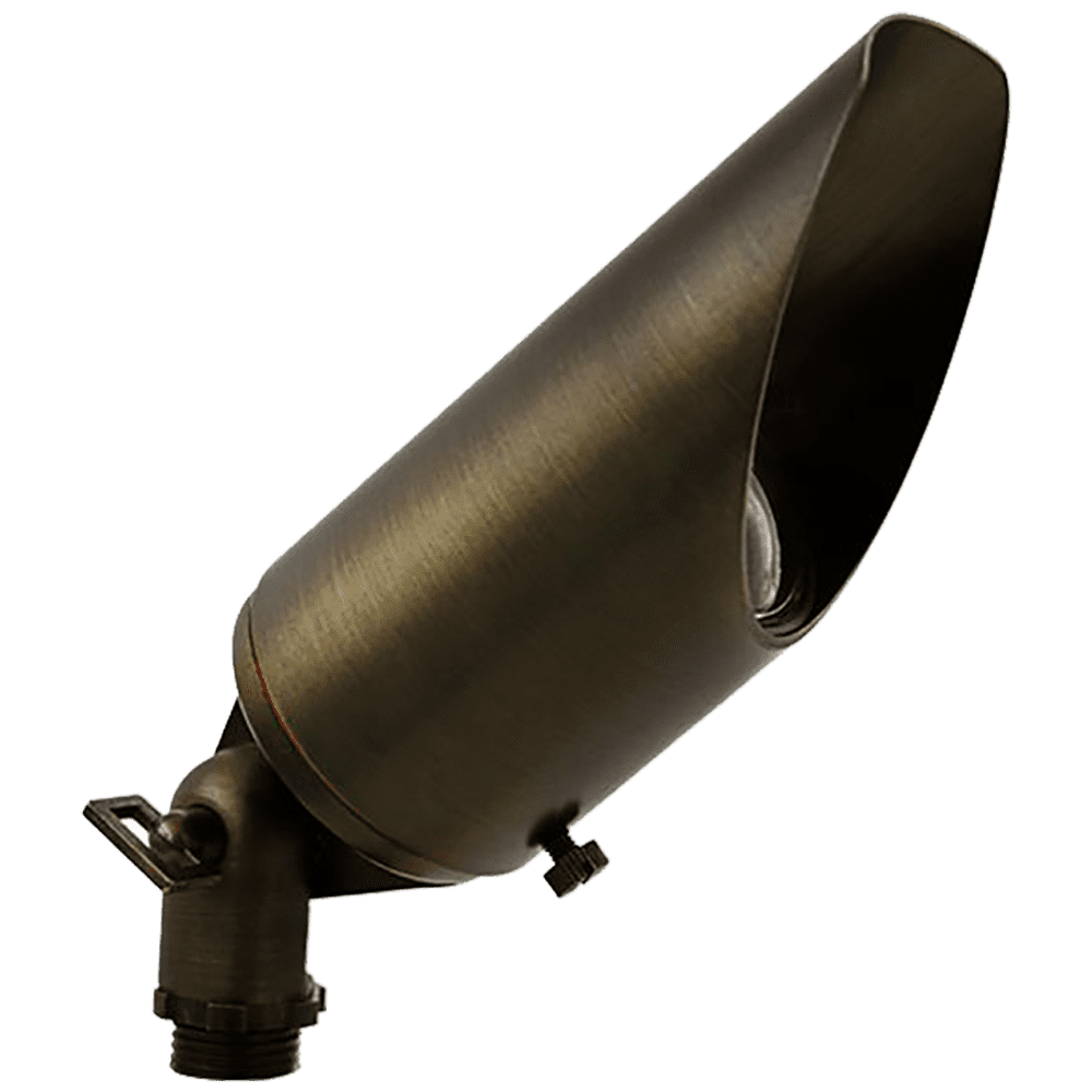 Outdoor Landscape Lighting LED 12V Low Voltage Brass LED Spotlight: 6x Brass Spotlights, All Necessary Components Included