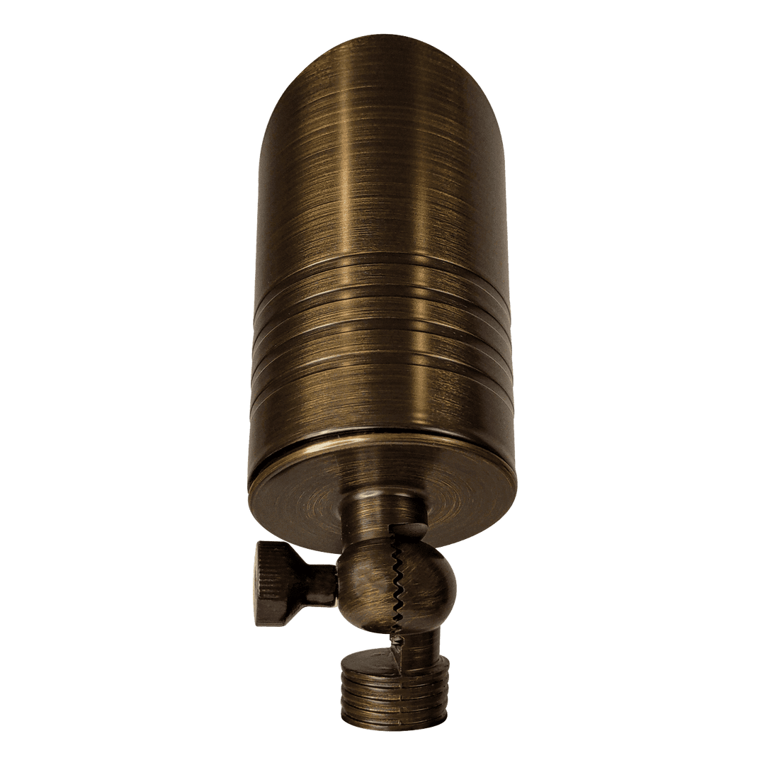 Outdoor Landscape Lighting LED 12V Low Voltage SPB09 4x/8x/12x Package 12V Low Voltage LED Outdoor Landscape Brass Spotlight with MR16 5W 3000K Bulb