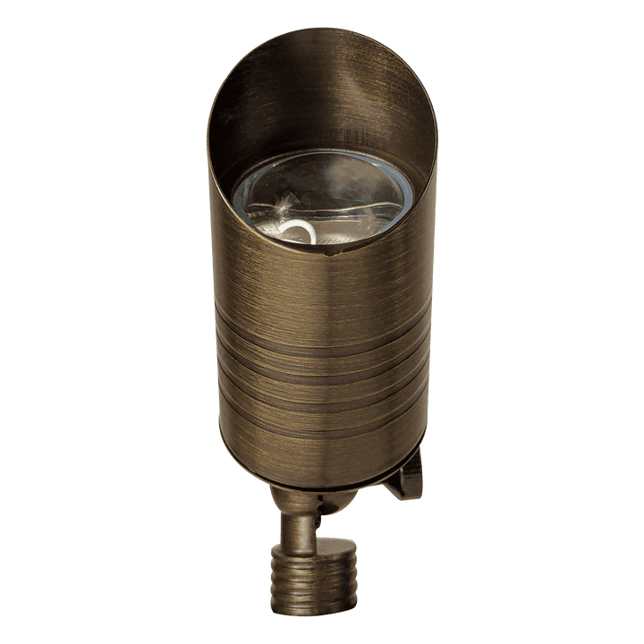 Outdoor Landscape Lighting LED 12V Low Voltage SPB09 4x/8x/12x Package 12V Low Voltage LED Outdoor Landscape Brass Spotlight with MR16 5W 3000K Bulb