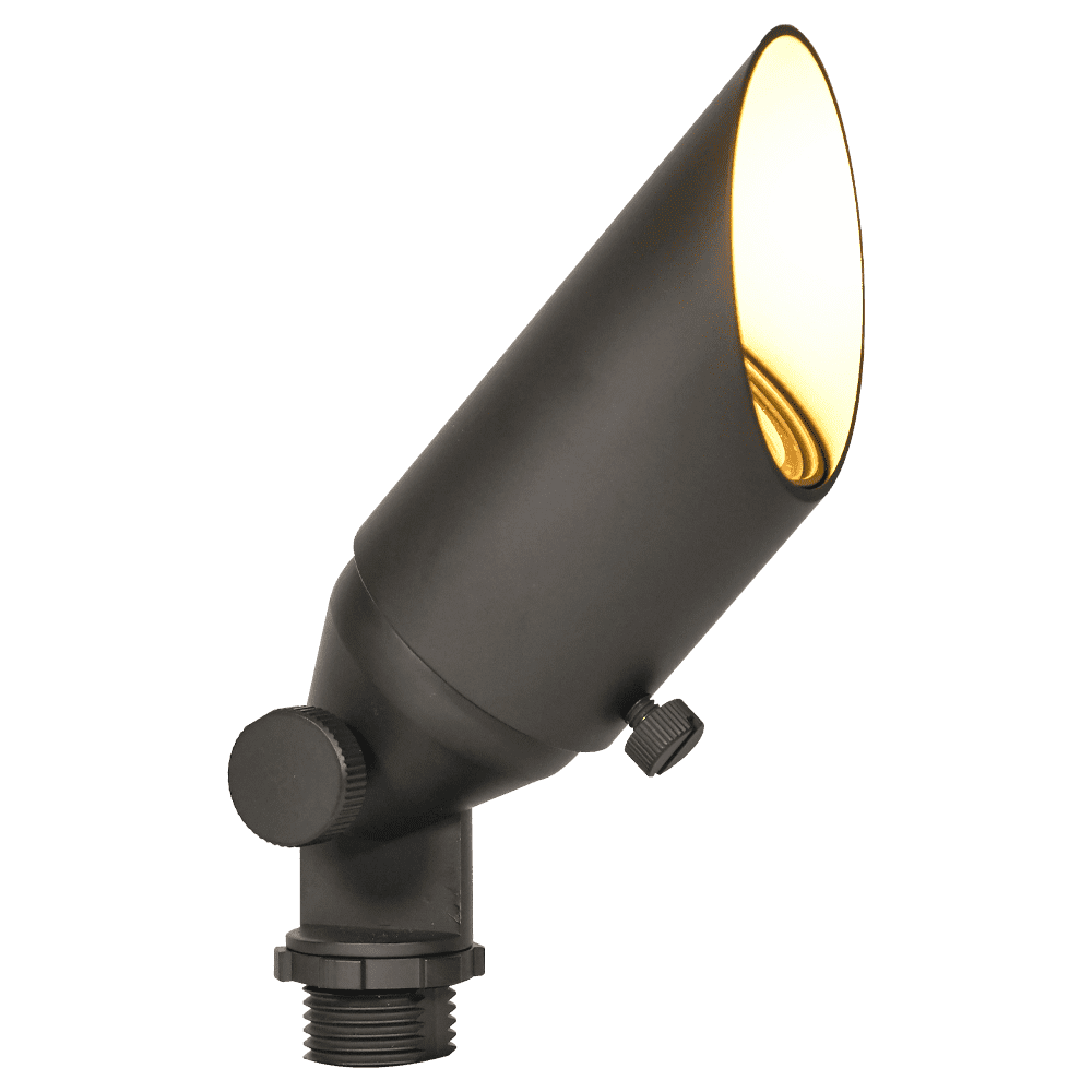 Outdoor Landscape Lighting LED 12V Low Voltage SPB10 4x/8x/12x Package 8W 3000K Warm White Integrated LED Brass Spotlight 12V Low Voltage Small Directional Bullet Light