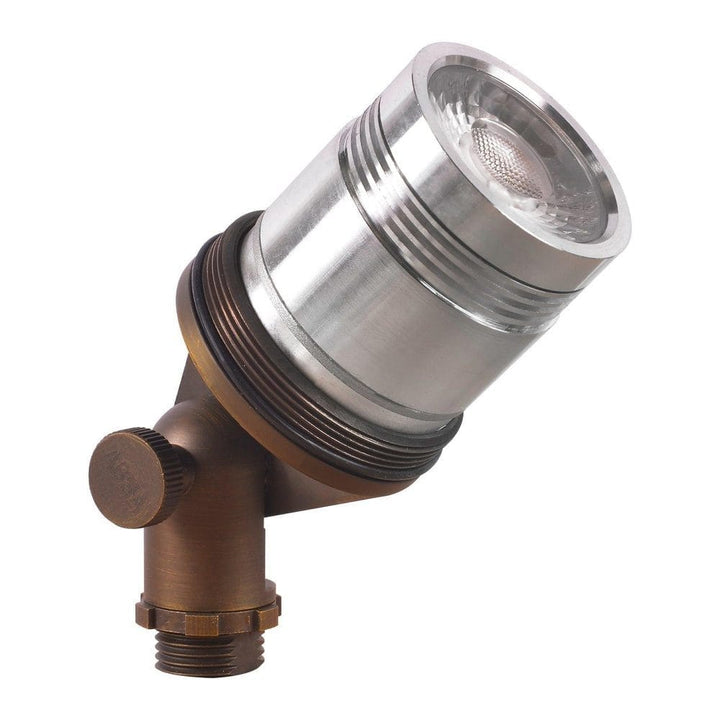 Outdoor Landscape Lighting LED 12V Low Voltage SPB13 3W-12W Adjustable Integrated LED 12V Low Voltage Outdoor Landscape Lighting Bullet Style Brass Spotlight