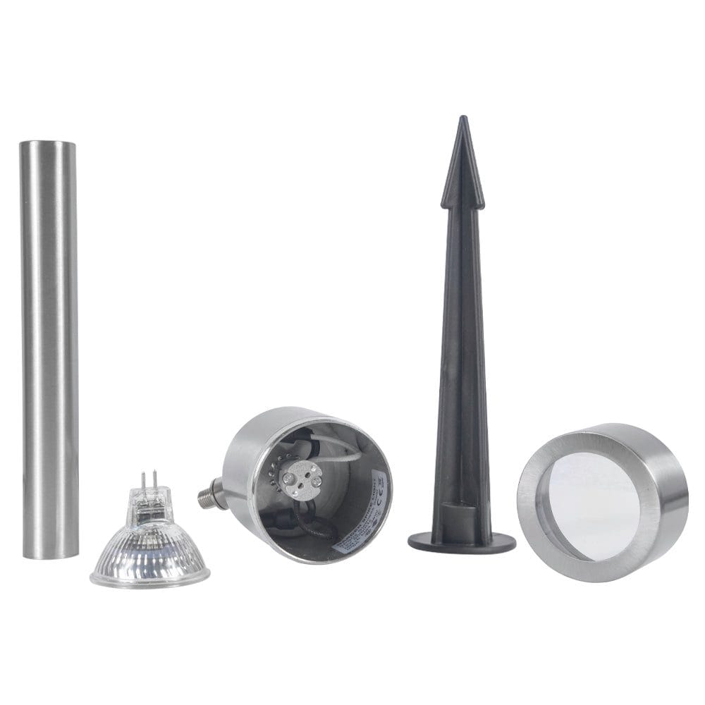 Outdoor Landscape Lighting LED 12V Low Voltage SPS02 Stainless Steel Spotlight | Lamp Ready 12V Low Voltage Landscape Light