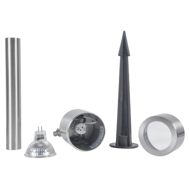 Outdoor Landscape Lighting LED 12V Low Voltage SPS02 Stainless Steel Spotlight | Lamp Ready 12V Low Voltage Landscape Light