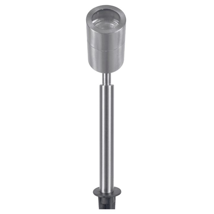Outdoor Landscape Lighting LED 12V Low Voltage SPS02 4x/8x/12x Package 12V Low Voltage LED Stainless Steel Spotlight Adjustable Up Lighting Fixtures with 5W 3000K Bulb