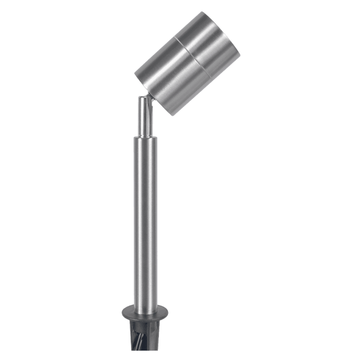 Outdoor Landscape Lighting LED 12V Low Voltage SPS02 4x/8x/12x Package 12V Low Voltage LED Stainless Steel Spotlight Adjustable Up Lighting Fixtures with 5W 3000K Bulb