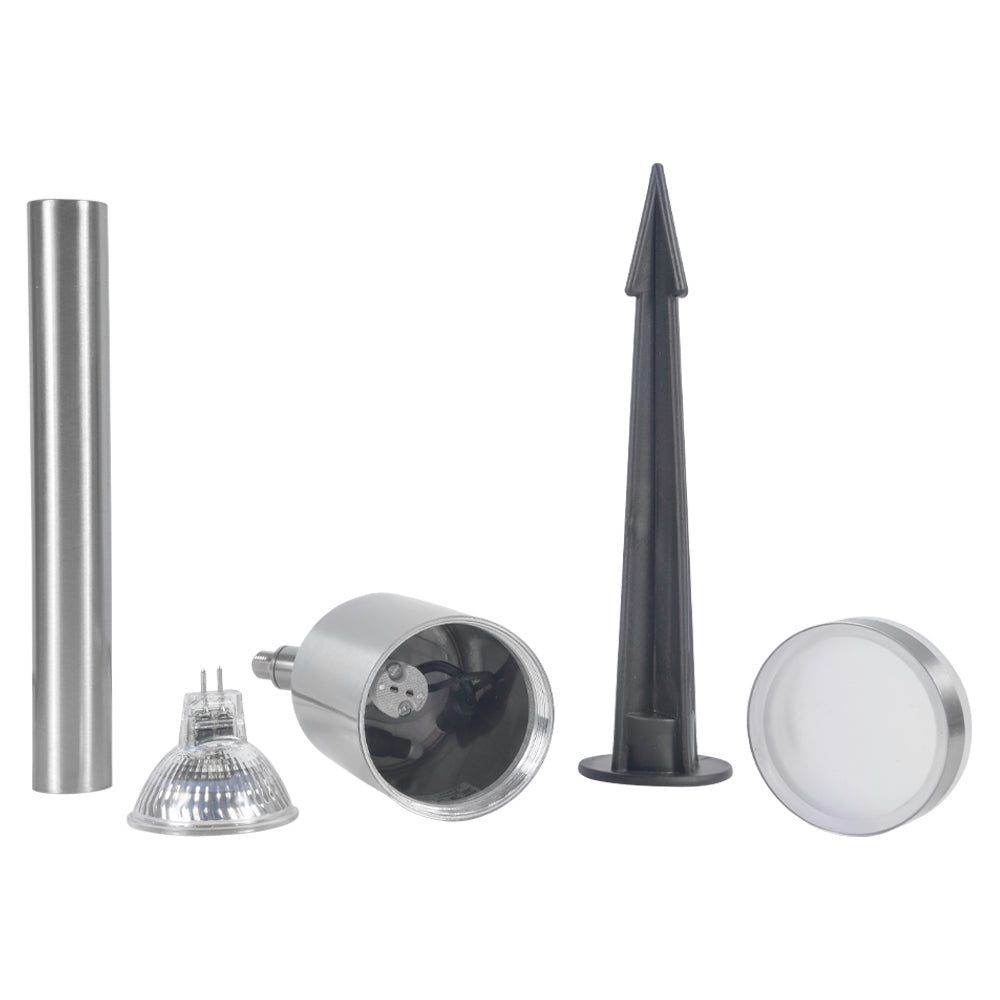 Outdoor Landscape Lighting LED 12V Low Voltage SPS03 Stainless Steel Spotlight | Lamp Ready 12V Low Voltage Landscape Light