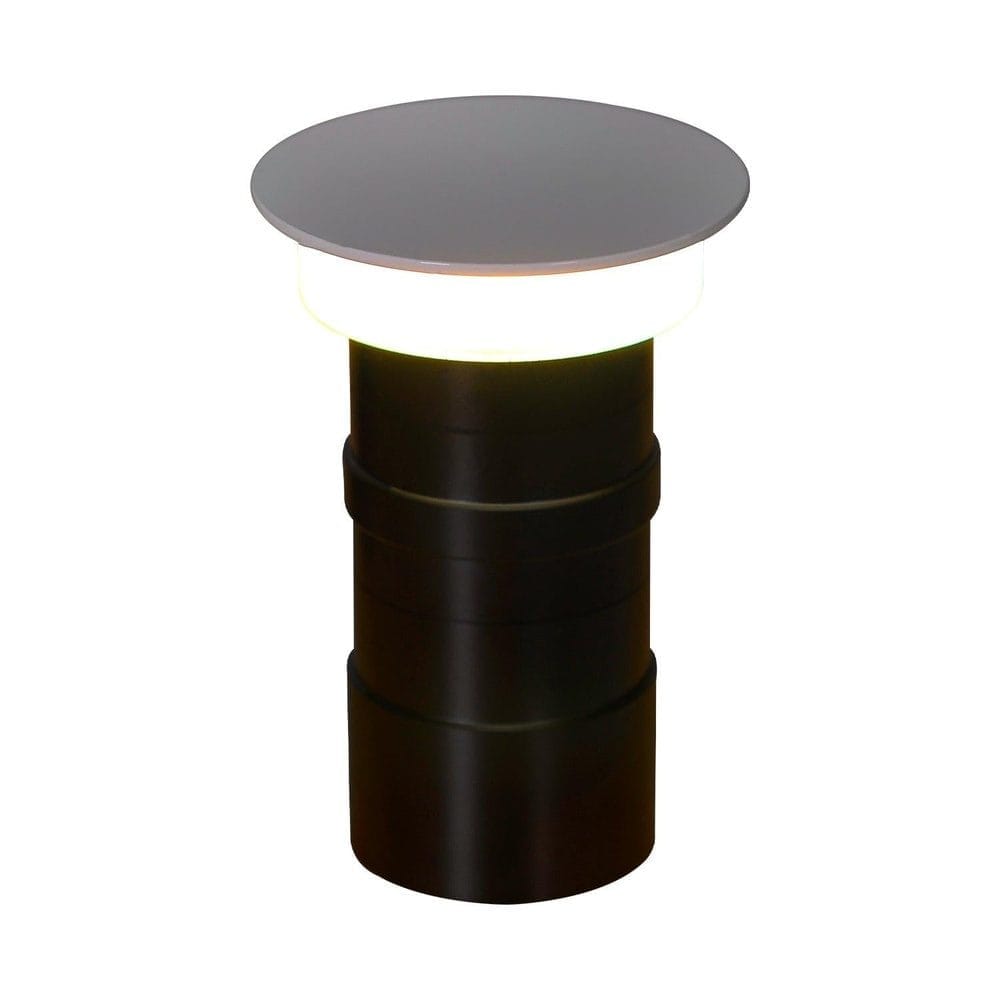 Outdoor Landscape Lighting LED 12V Low Voltage STA02 4x/8x/12x Package 3W 3000K Warm White Integrated LED 12V Low Voltage Round Aluminum Brick Paver Light Outdoor Step Light