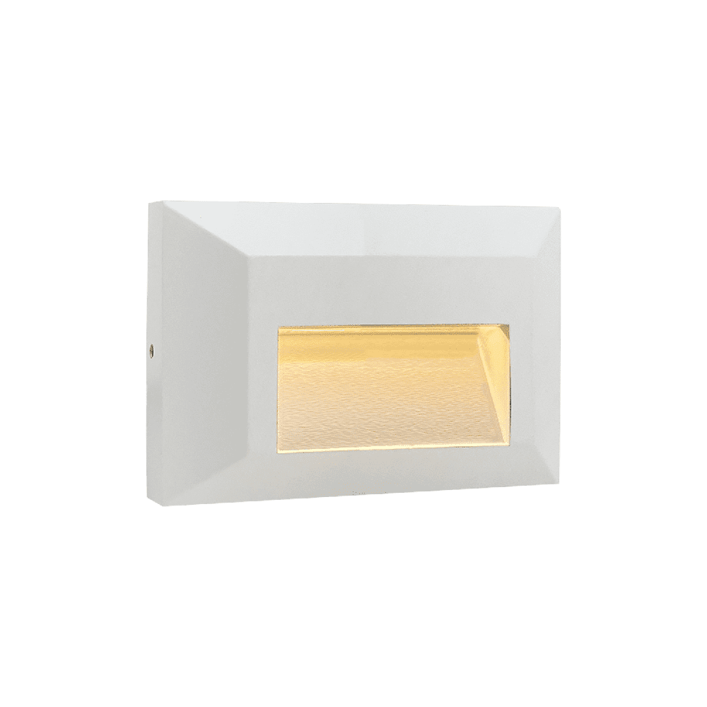 Outdoor Landscape Lighting LED 12V Low Voltage STA03 4x/8x/12x Package 2+2+2W 3CCT 3000K/4000K/5000K 12V Low Voltage Cast Aluminum Rectangular Surface Mount LED Stair Step or Deck Light