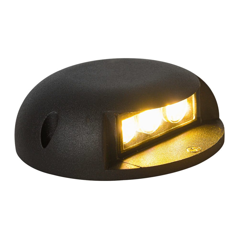 Outdoor Landscape Lighting LED 12V Low Voltage STA05 Cast Aluminum Step Light | 3W 3000K Warm White Integrated LED 12V Low Voltage Landscape Light