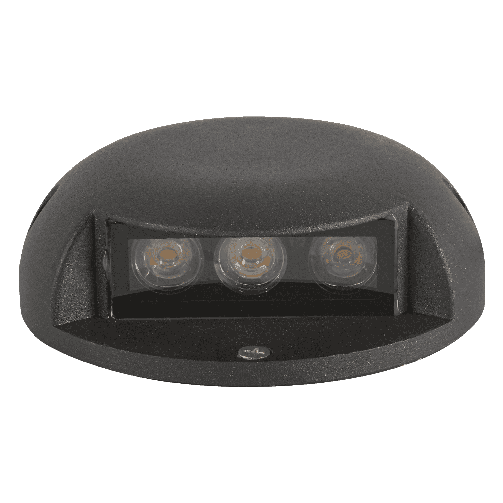 Outdoor Landscape Lighting LED 12V Low Voltage STA05 4x/8x/12x Package 3W 12V Low Voltage Cast Aluminum Round Surface Mount LED Step or Deck Light