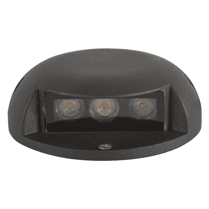 Outdoor Landscape Lighting LED 12V Low Voltage STA05 4x/8x/12x Package 3W 12V Low Voltage Cast Aluminum Round Surface Mount LED Step or Deck Light
